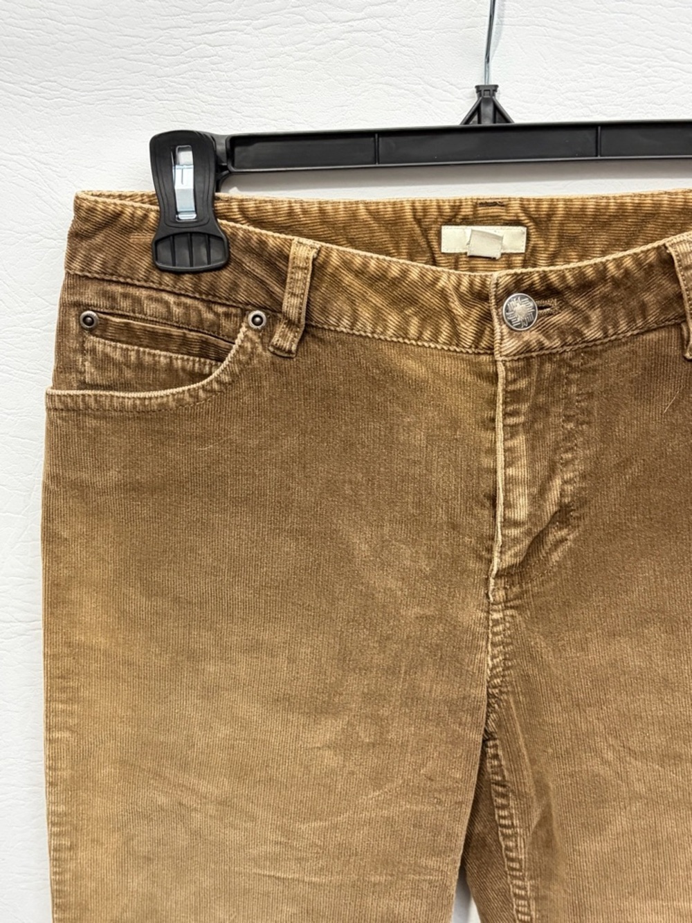 J. Jill Brown Corduroy Boot Cut Pants size 2 - Picture 2 of 11